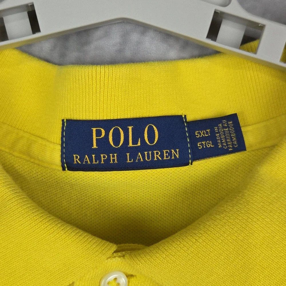 Polo Ralph Lauren 5 XL Button Down Shirt Yellow - Picture 3 of 6